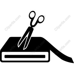 Scissors Over Book