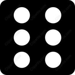 Six Dots Minimalistic Icon