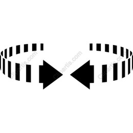 Dynamic Black and White Arrows