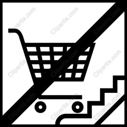 No Shopping Carts on Stairs