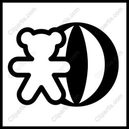 Playful Bear and Beach Ball