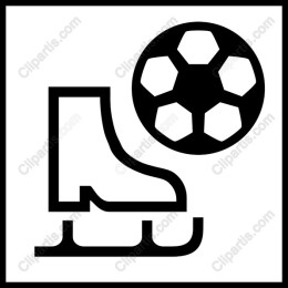 Dynamic Ice Skate & Soccer Ball