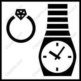 Elegant Diamond Ring and Classic Wristwatch