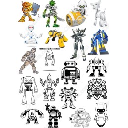 Robot Clipart Bundle - s