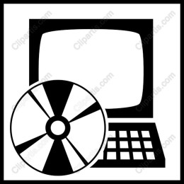 Retro Computer and CD