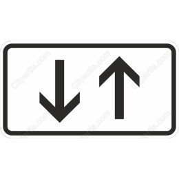 Two-Way Traffic Sign