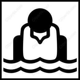 Minimalist Swimmer in Pool