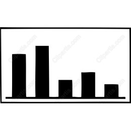 Minimalist Black Bar Graph