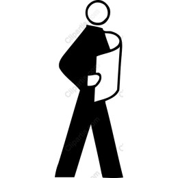 Professional Figure with Blueprint