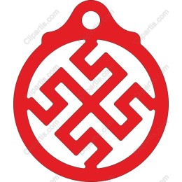 Red Swastika Symbol
