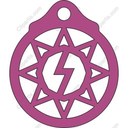 Purple Starburst Emblem