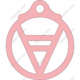 Modern Pink Geometric Emblem