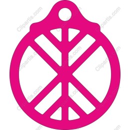 Vibrant Pink Peace Sign