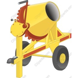 High-Quality Yellow Concrete Mixer