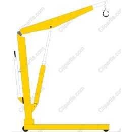 Yellow Lifting Crane