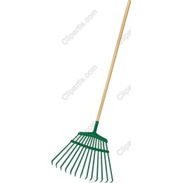 Classic Green Garden Rake