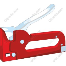 Vibrant Red Stapler