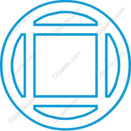 Modern Circular with Square Center