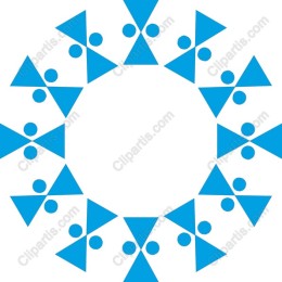 Vibrant Geometric Circle