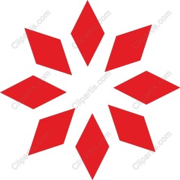 Red Geometric Star