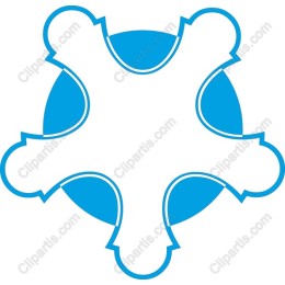 Blue Decorative Icon