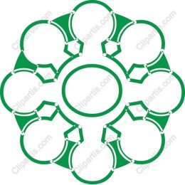 Green Pencil Circle