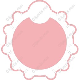 Pink Decorative Badge