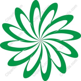 Green Spiral Flower