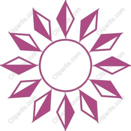 Pink Sunburst