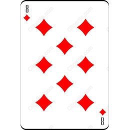8 of Diamonds Card
