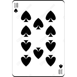 Ten of Spades Card