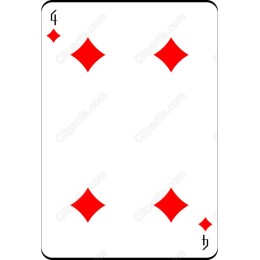 Four of Diamonds Card