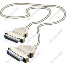 Dual D-Sub Connector Cable