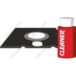 Retro Floppy Disk and Cleaner