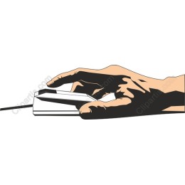 Hand on Computer Mouse