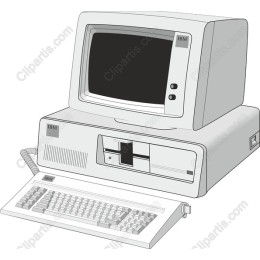 Vintage IBM Computer