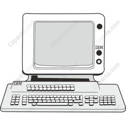 Vintage IBM Computer