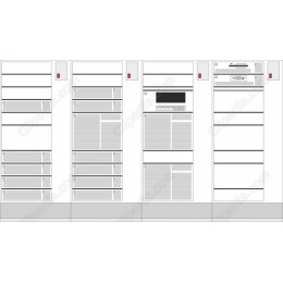 Modern Kitchen Appliance Layout