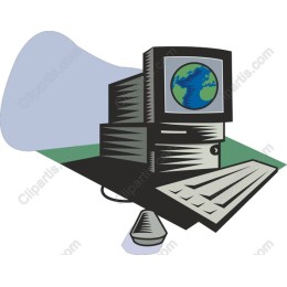 Retro Computer Globe