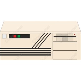 Vintage Computer Drawing