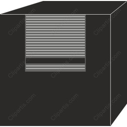 Sleek Modern Box with Slatted Opening