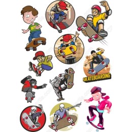Skateboarding Set