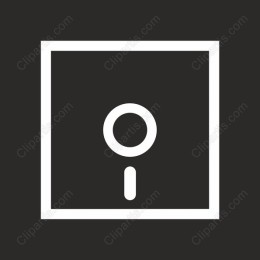Minimalist Magnifying Glass Icon