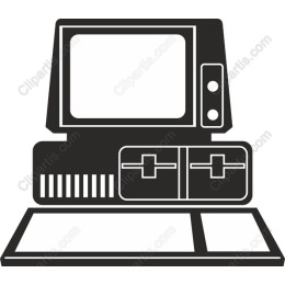 Vintage Retro Computer