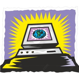 Retro Computer Glare