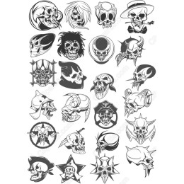 Skull Set - 36 Unique