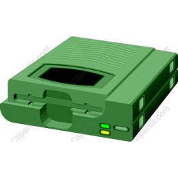 Vintage Green Storage Device
