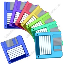 Retro Floppy Disk Collection