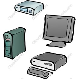 Hand-Drawn Computer Components