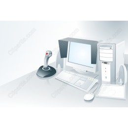 Modern Desktop Computer Setup